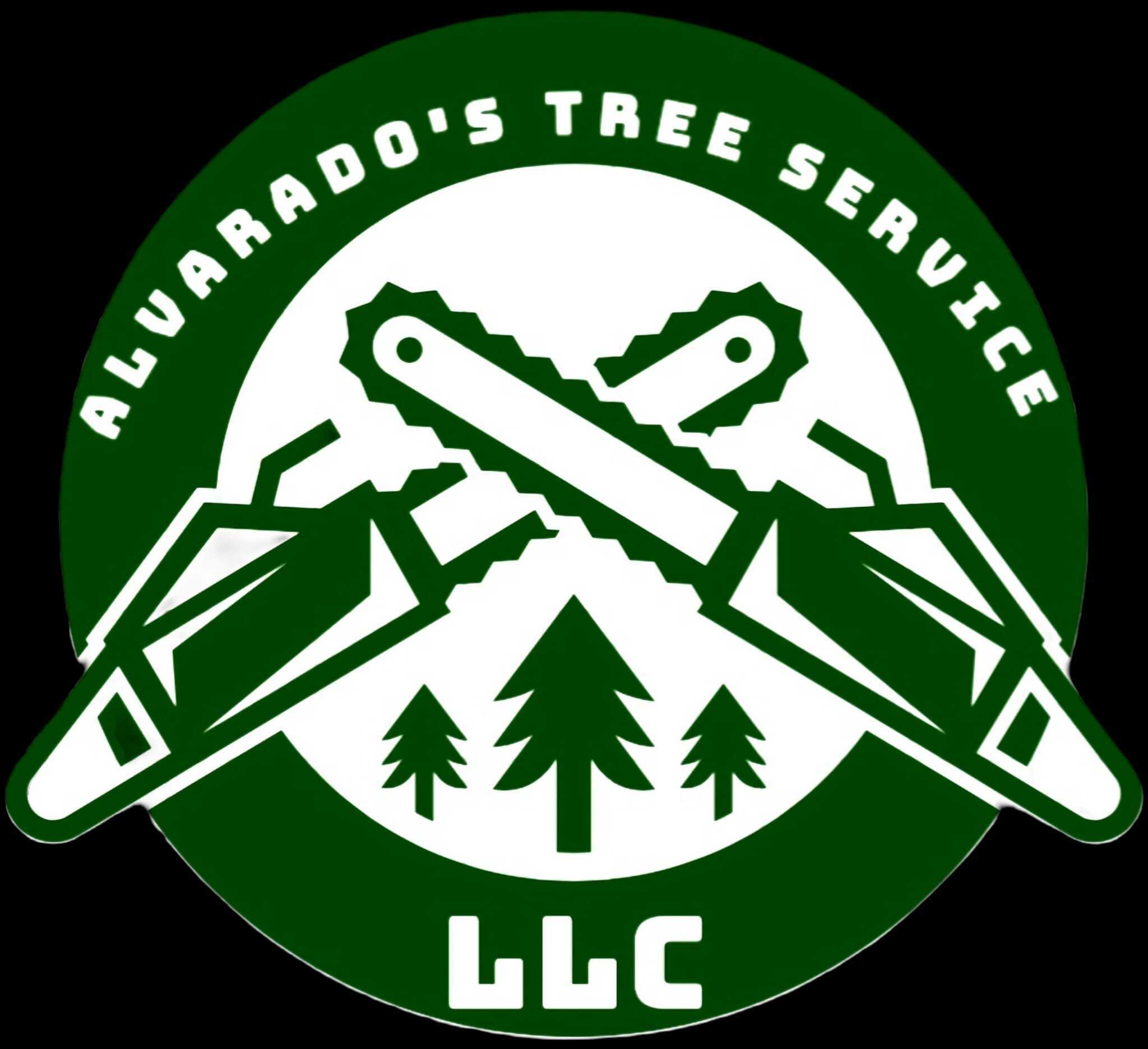 Logo, Alvarados Tree Service.